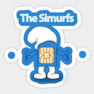 The Simurfs Sticker